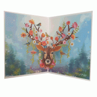 pop-up gewei zomer kaart